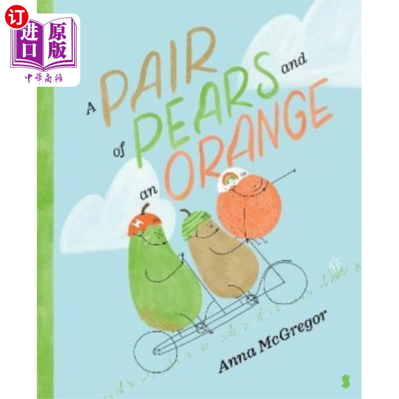 海外直订Pair of Pears and an Orange 一对梨和一个橘子