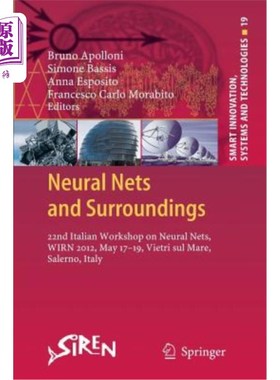 海外直订Neural Nets and Surroundings: 22nd Italian Workshop on Neural Nets, Wirn 2012, M 神经与环境：第22届意大