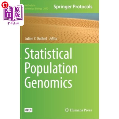 海外直订Statistical Population Genomics 统计人口基因组学