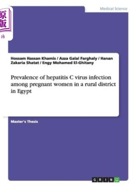 海外直订医药图书Prevalence of hepatitis C virus infection among pregnant women in a rural distri 埃及农村地区孕妇丙