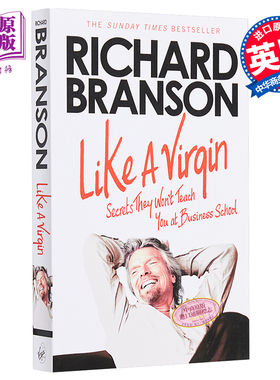 像维珍一样 英文原版 Like A Virgin 维珍创业经 理查德布兰森 Richard Branson 维珍集团创始人