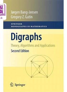 海外直订Digraphs: Theory, Algorithms and Applications 有向图：理论、算法与应用