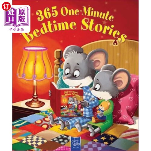 海外直订365 One-Minute Bedtime Stories 365个一分钟睡前故事