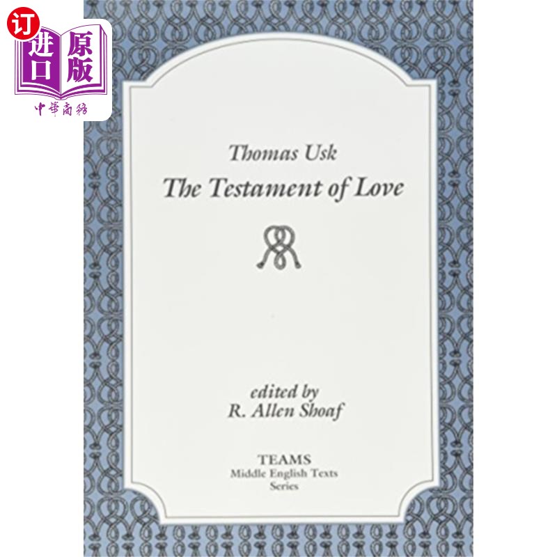 海外直订Testament of Love 爱的遗嘱