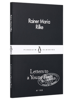 里尔克 给青年诗人的信 LBS 103 Letters to a Young Poet 英文原版 小黑书 103 致一位青年诗人的信 企鹅经典 【中商原版】