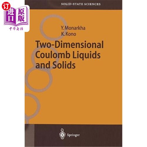 海外直订Two-Dimensional Coulomb Liquids and Solids 二维库仑液体和固体