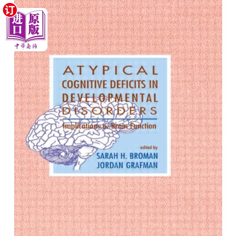 海外直订Atypical Cognitive Deficits in Developmental Dis... 发育障碍中的非典型认知缺陷