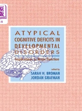 海外直订Atypical Cognitive Deficits in Developmental Dis... 发育障碍中的非典型认知缺陷
