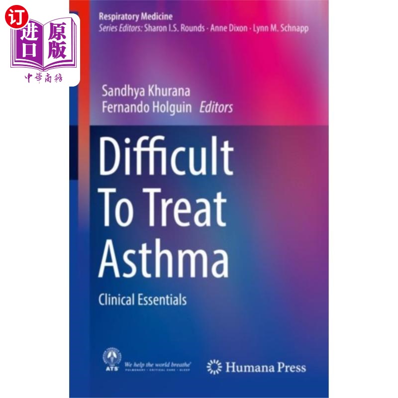 海外直订医药图书Difficult To Treat Asthma 哮喘难以治疗