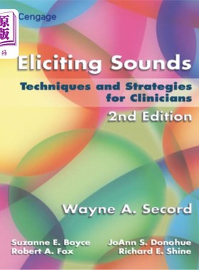 海外直订医药图书Eliciting Sounds: Techniques and Strategies for Clinicians 诱导声音:临床医生的技术和策略