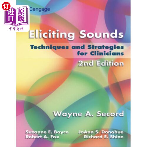 海外直订医药图书Eliciting Sounds: Techniques and Strategies for Clinicians 诱导声音:临床医生的技术和策略