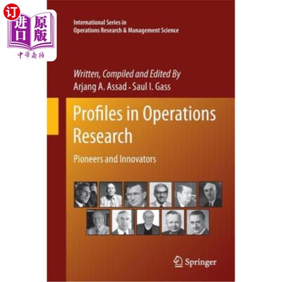 海外直订Profiles in Operations Research: Pioneers and Innovators 运筹学简介：先驱和创新者