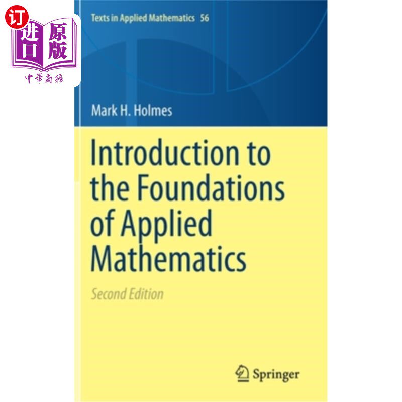 海外直订Introduction to the Foundations of Applied Mathematics 应用数学基础导论