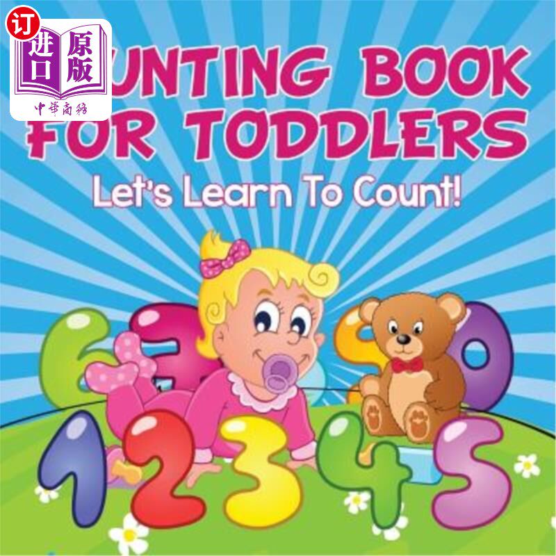 海外直订Counting Book For Toddlers: Let's Learn To Count! 幼儿数数本：让我们学习数数！