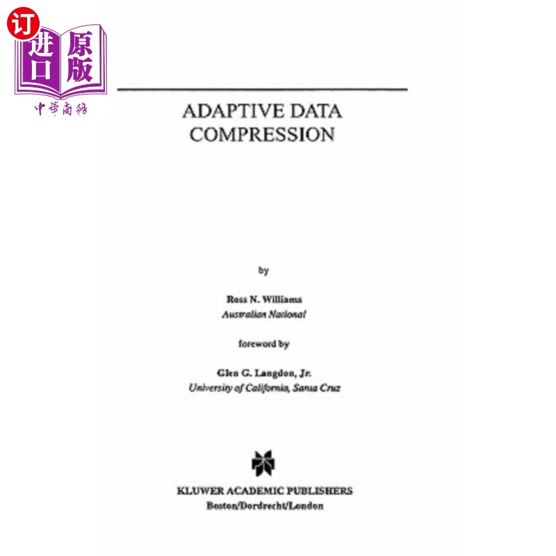 海外直订Adaptive Data Compression 自适应数据压缩