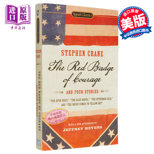 中商原版 红色 Stephen Red Crane 纪实文学 Badge 英文原版 The 勇气勋章和其他