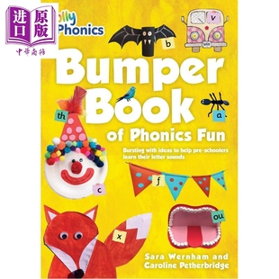 Jolly Phonics 英文原版 进口多感官教学 快乐自然拼读拼读家庭趣味活动书 Fun 中商原版 Bumper 字母发音 Book