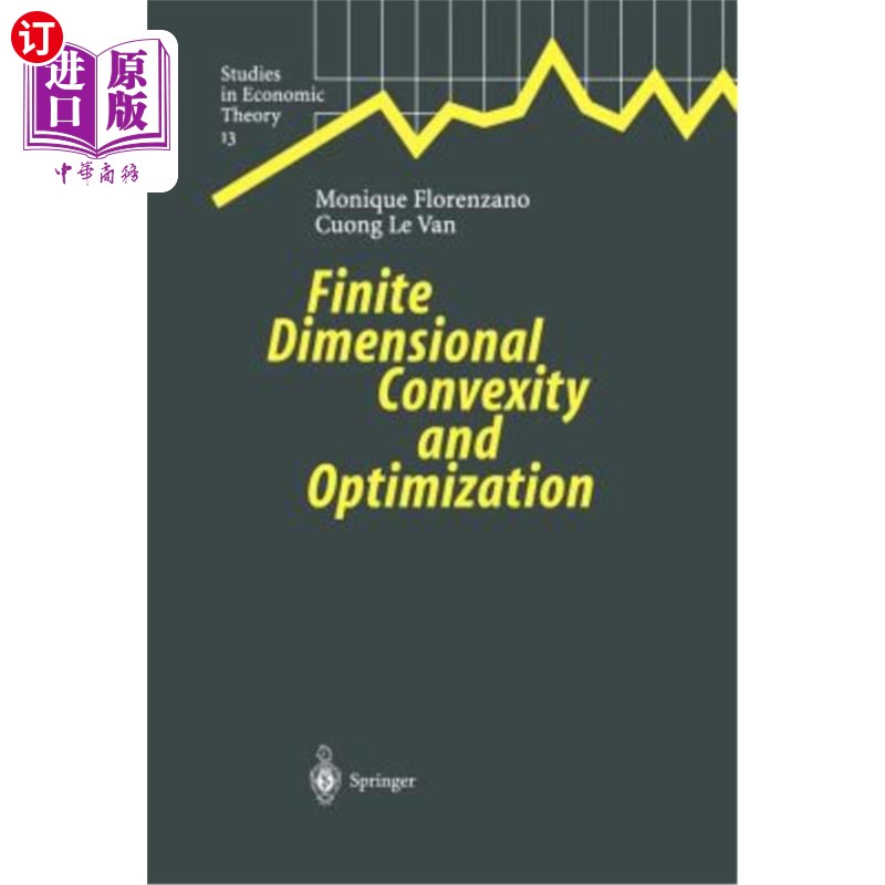 海外直订Finite Dimensional Convexity and Optimization 有限维凸性与优化