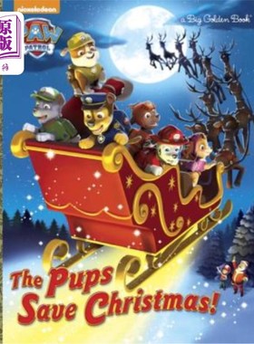 海外直订The Pups Save Christmas! (Paw Patrol) 小狗们拯救圣诞节！（爪子巡逻）