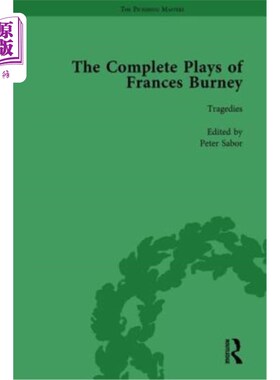 海外直订The Complete Plays of Frances Burney Vol 2 《弗朗西丝·伯尼全集》第二卷