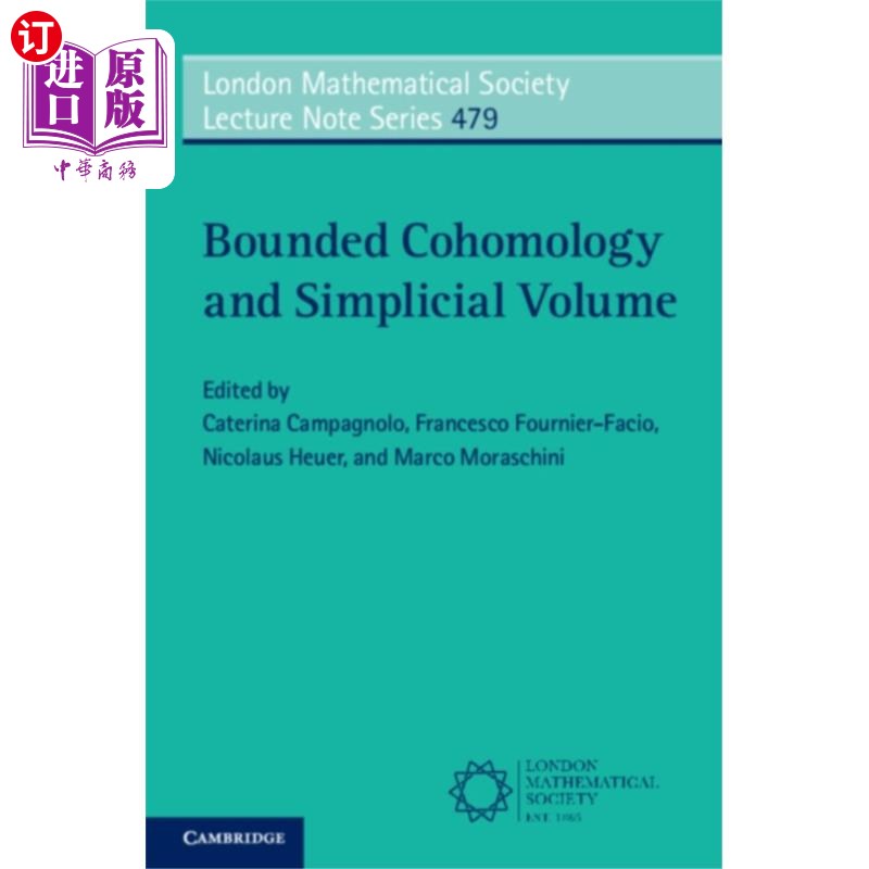 海外直订Bounded Cohomology and Simplicial Volume 有界上同调与单纯体积