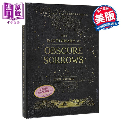 预售 晦涩的悲伤词典 英文原版 The Dictionary of Obscure Sorrows John Koenig 文字爱好者 美丽新词【中商原版】