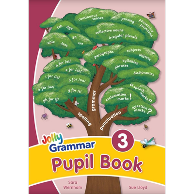 快乐语法3 学生用书 手写体字母 英式英语版 Jolly Grammar 3 Pupil Book In Precursive Letters 英文原版进口【中商原版】