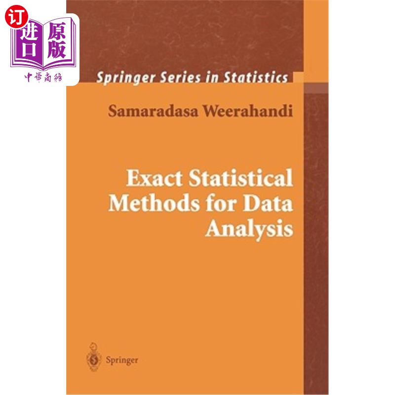 海外直订Exact Statistical Methods for Data Analysis 数据分析的精确统计方法