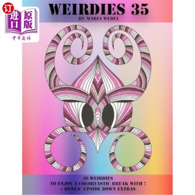 海外直订Weirdies 35: Color A Weirdie A Day ! 魏尔迪35：每天给魏尔迪上色！