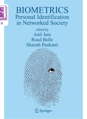 海外直订Biometrics: Personal Identification in Networked Society 生物识别：社会中的个人识别