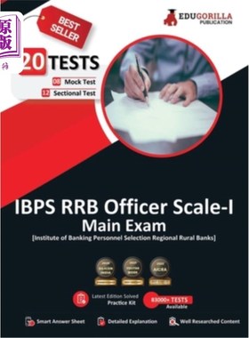 海外直订IBPS RRB Officer Scale 1 Main Exam 2023 (English Edition) - 8 Full Length Mock T IBPS RRB官员