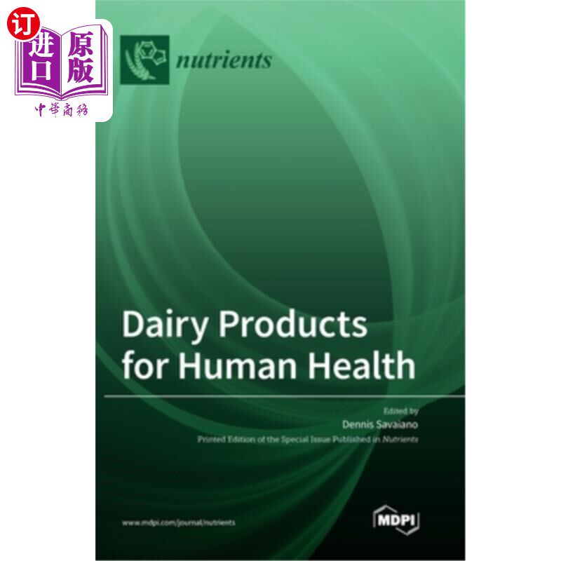 海外直订Dairy Products for Human Health 有益于人类健康的乳制品