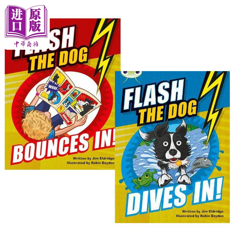 现货 Pearson Bug Club Flash the Dog Story 培生 虫子俱乐部 闪光狗的故事2册套装 阅读图画书 7-8岁 小学3年级【中商原版】