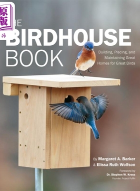 鸟屋图鉴 The Birdhouse Book 英文原版 Margaret A Barker 生命百科 自然科学 科普百科【中商原版】