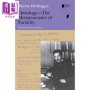 存在论 实际性的解释学 海德格尔 英文原版 Ontology The Hermeneutics of Facticity Martin Heidegger 存在主义【中商原版?