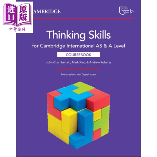 NEW Cambridge International AS & A Level Thinking Skills Coursebook with Digital Access 2 Years 剑桥国际【中商原版】