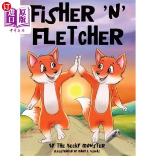 The 第二本书 Fletcher 费雪和弗莱彻 Fox Zany 狐狸双胞胎 海外直订Fisher Twins 滑稽 Book
