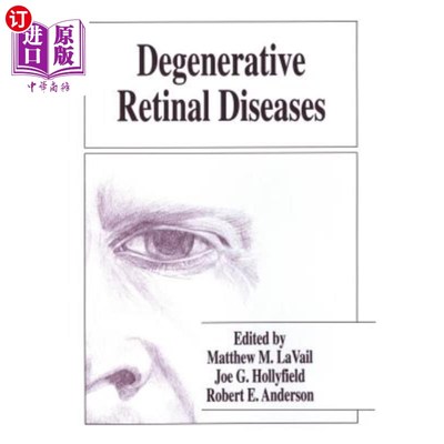 海外直订医药图书Degenerative Retinal Diseases 视网膜变性疾病