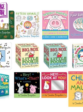 Sandra Boynton桑德拉.博因顿 绘本童书 英文原版进口 儿童绘本故事图画书 Woodland Dance林中起舞 十五只小动物【中商原版】