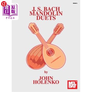 Duets 海外直订J. Mandolin Bach 巴赫曼陀林二重唱