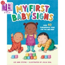 海外直订My First Baby Signs (Over 40 Fundamental Signs for You and Baby) 我的第一个宝宝标志（超过40个你和宝宝的基本