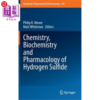 海外直订医药图书Chemistry, Biochemistry and Pharmacology of Hydrogen Sulfide 硫化氢的化学、生物化学和药理学