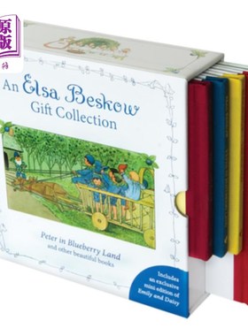 海外直订An Elsa Beskow Gift Collection: Peter in Blueberry Land and Other Beautiful Book Elsa Besko