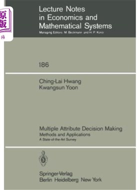 海外直订Multiple Attribute Decision Making: Methods and Applications a State-Of-The-Art  多属性决策方法及其应用