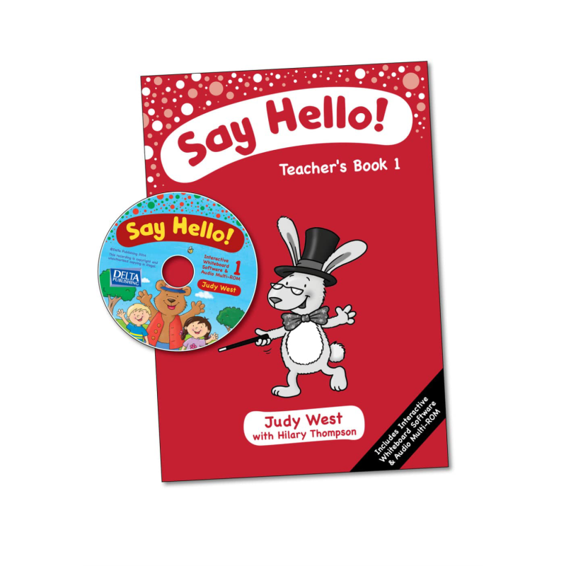 现货 Say Hello 1 Teacher's Book with CD-ROM Delta Kindergarten说你好1教师用书及光盘 幼儿园英语教材 英文原版【中商原版】