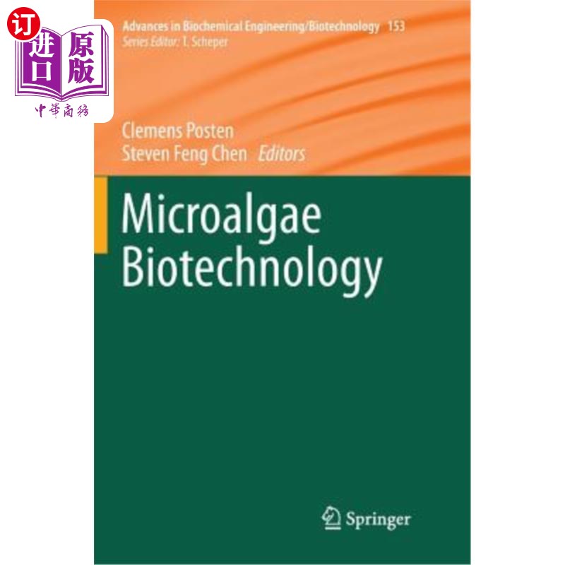 海外直订Microalgae Biotechnology 微藻生物技术