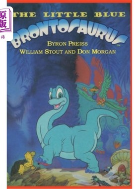 海外直订The Little Blue Brontosaurus 小蓝雷龙