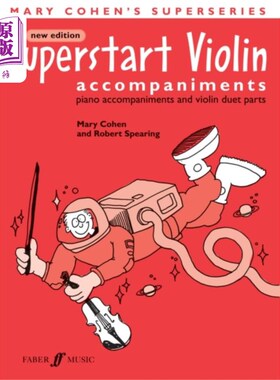 海外直订Superstart Violin Accompaniments 超级开始小提琴伴奏