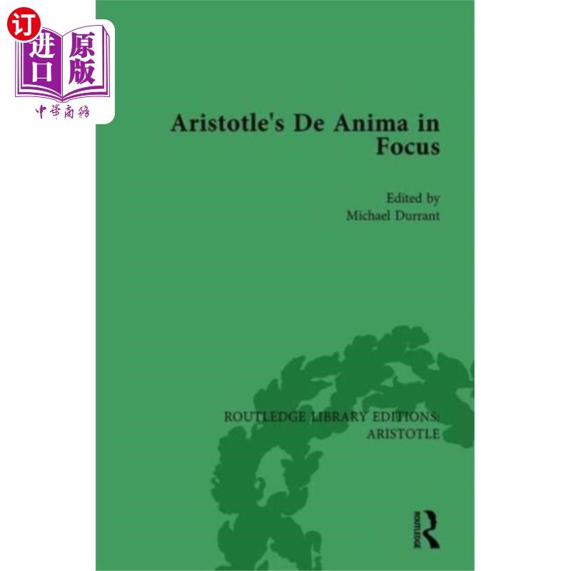 海外直订Aristotle's De Anima in Focus 亚里士多德的《论焦点