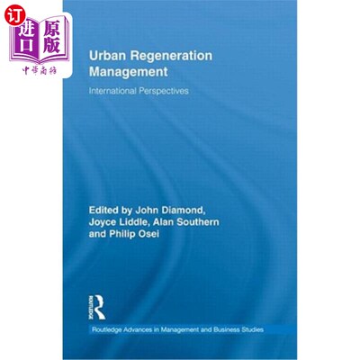 海外直订Urban Regeneration Management: International Perspectives 城市更新管理：国际视角